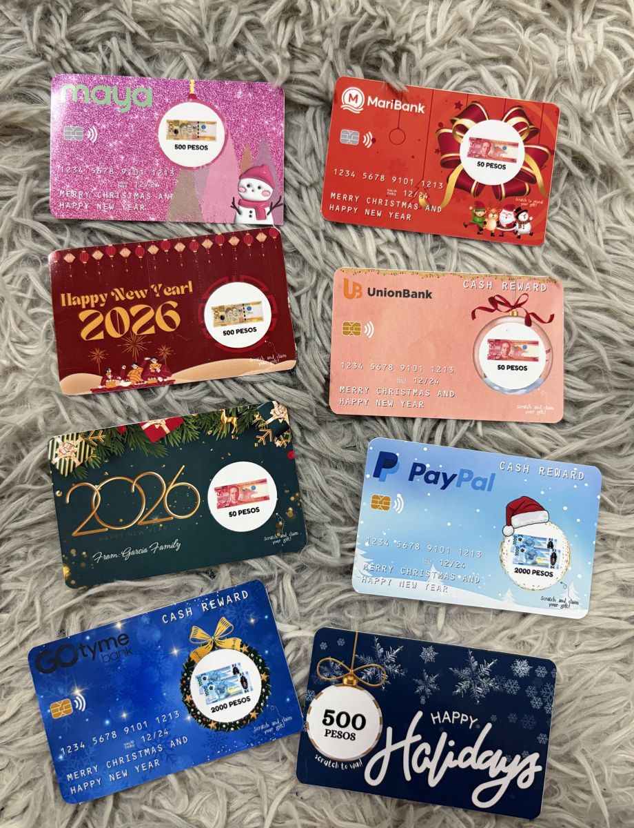 Christmas/New Year Scratch Cards (sold by 10)