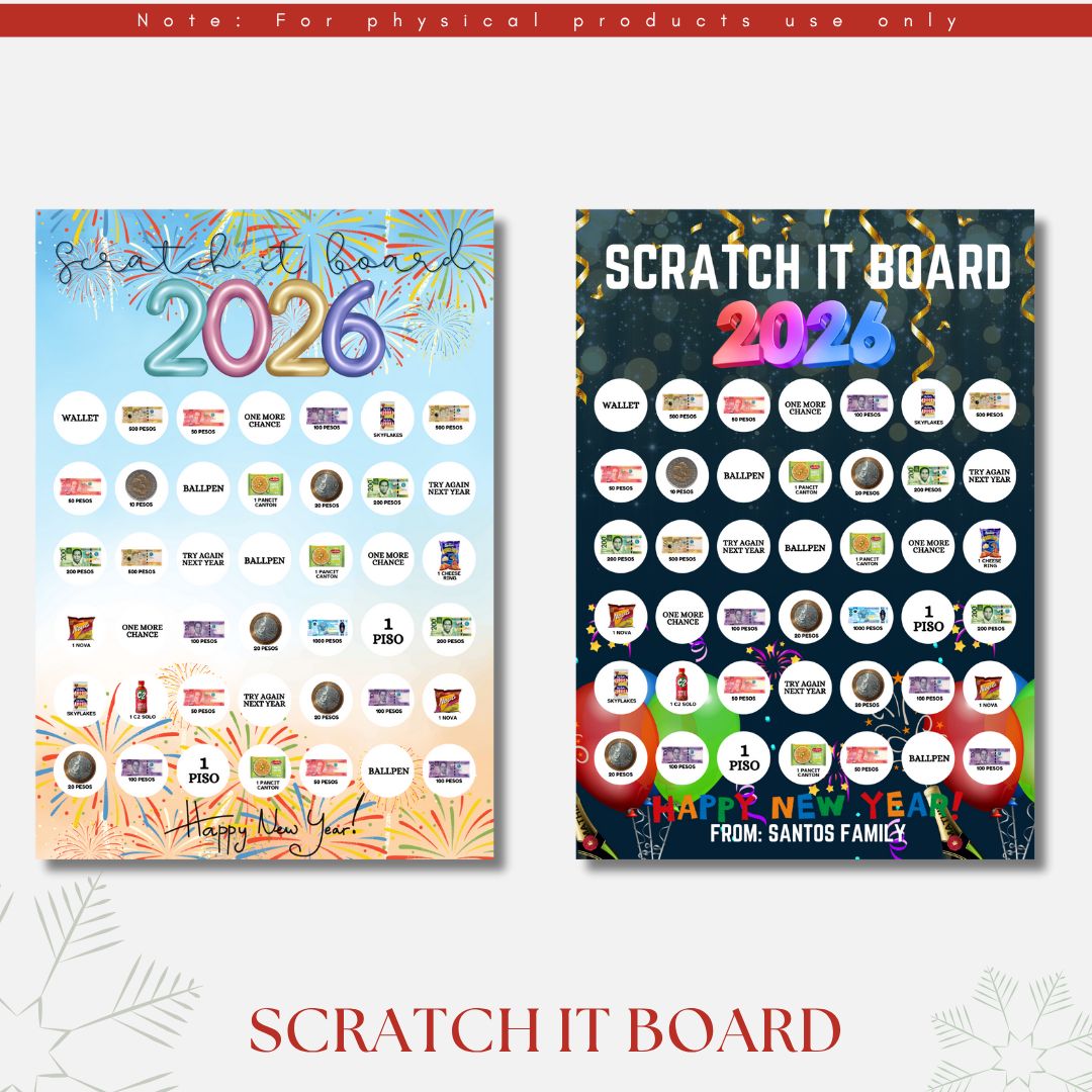 Christmas/New Year Scratch it! Board