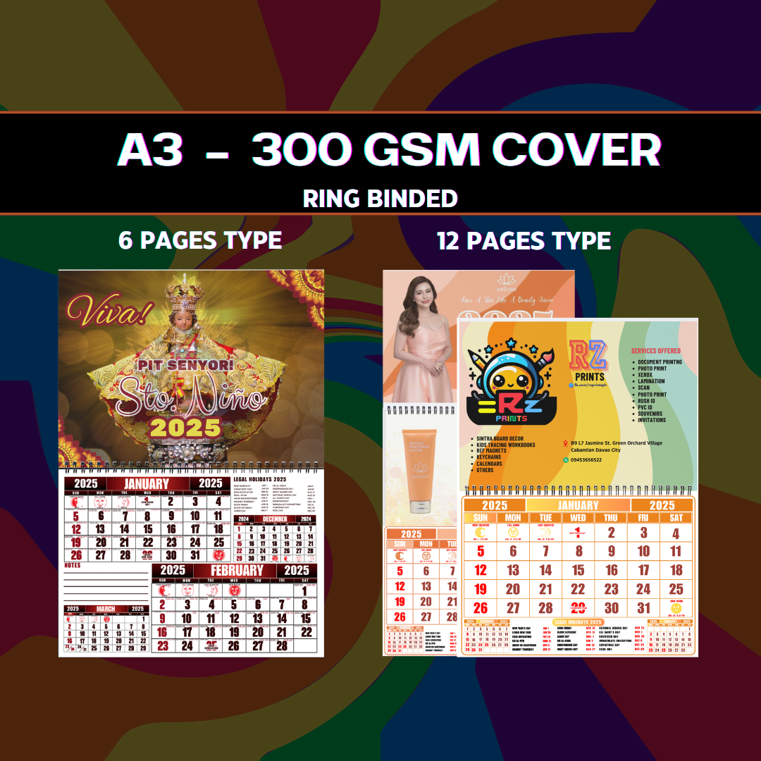 Flip-type Calendar (A3)